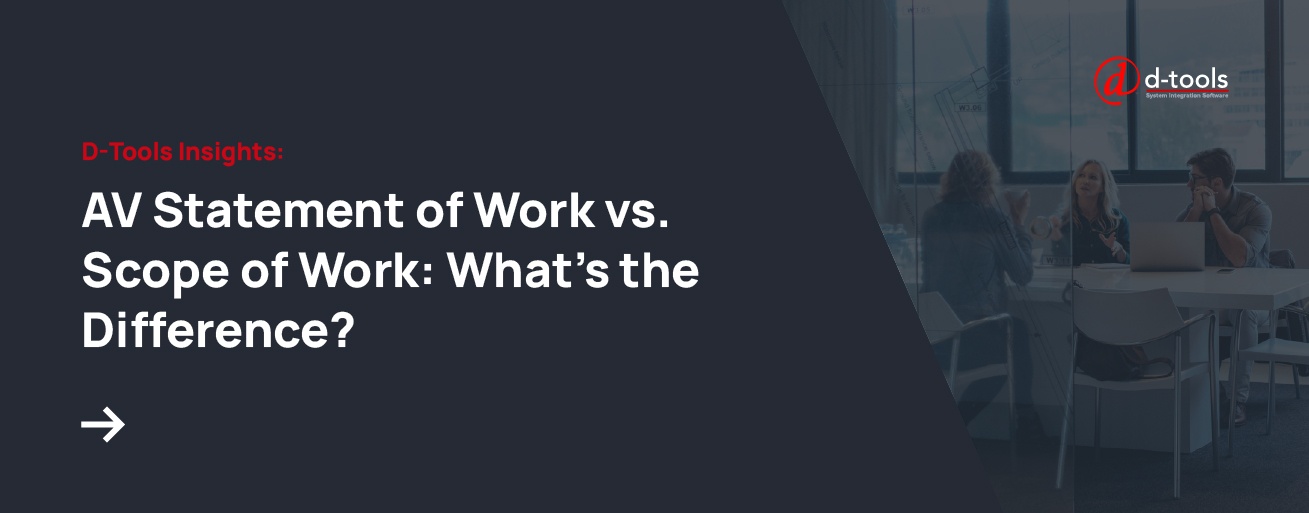 AV Statement of Work vs. Scope of Work: What's the Difference? - Related Read